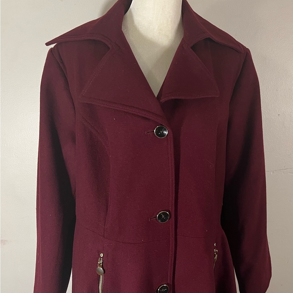 New CABERNET APT. 9 Women’s Fitted Wool Blend Peacoat - Sz 2X